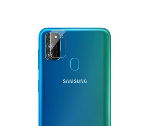 Противоударная гидрогелевая пленка Hydrogel Film для Samsung Galaxy M30s на камеру 3 шт, Transparent