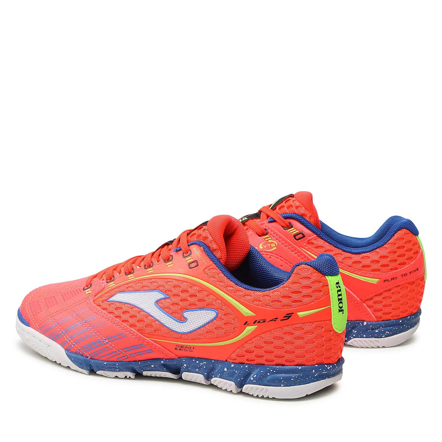 Футзалки Joma LIGW2207IN Liga-5 2207 р. 40 Orange/Fluor Indoor - фото 3 Футзалки Joma LIGW2207IN Liga-5 2207 р. 40 Orange/Fluor Indoor - фото 3