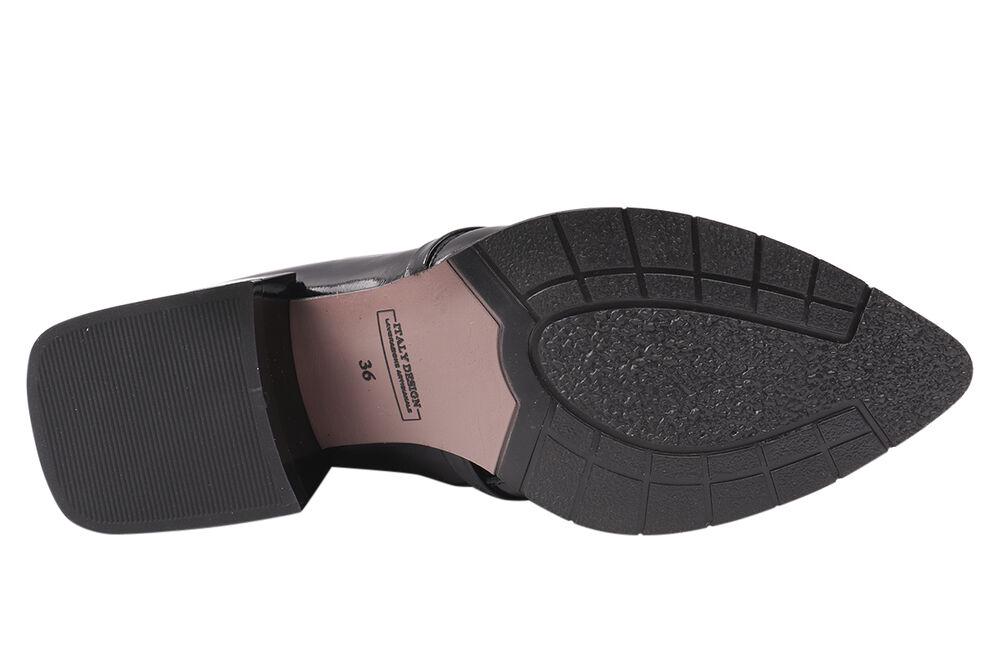 Ботильйони жіночі Marko Rossi зі шкіри на підборах р. 38 Чорний (121-21DH) - фото 6 Ботильйони жіночі Marko Rossi зі шкіри на підборах р. 38 Чорний (121-21DH) - фото 6