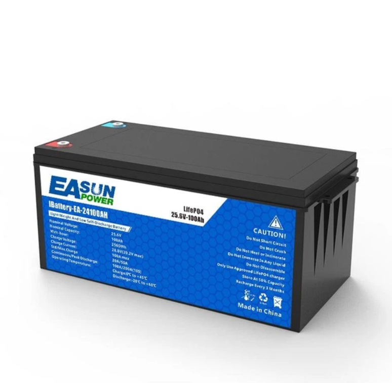 Батарея аккумуляторная для ИБП Easun Power LiFePO4 25,6V 100 Ah 2560Wh литий-железо-фосфатная