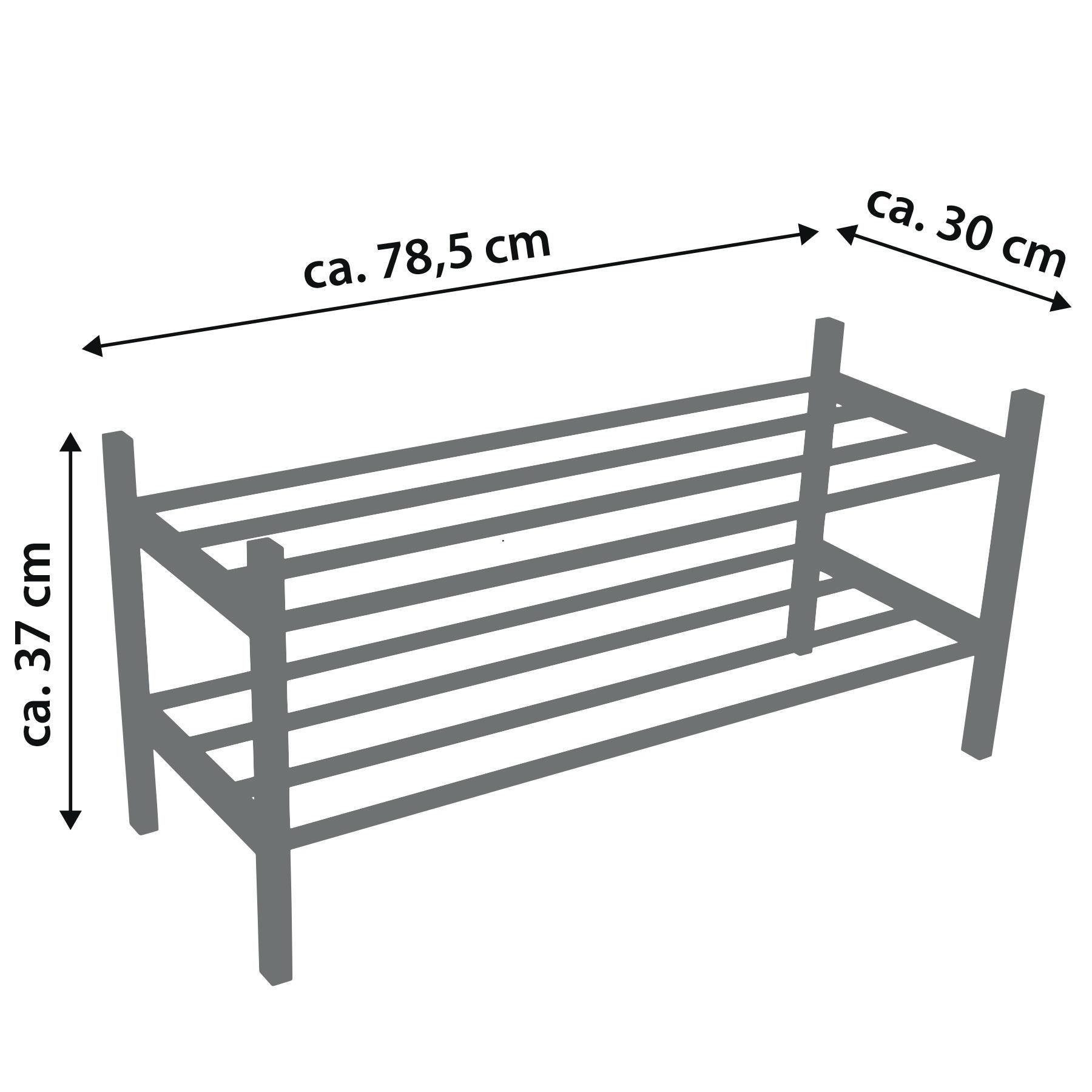 Полиця для взуття Casa Si Shoe Rack Bamboo (CS92307W04) - фото 4