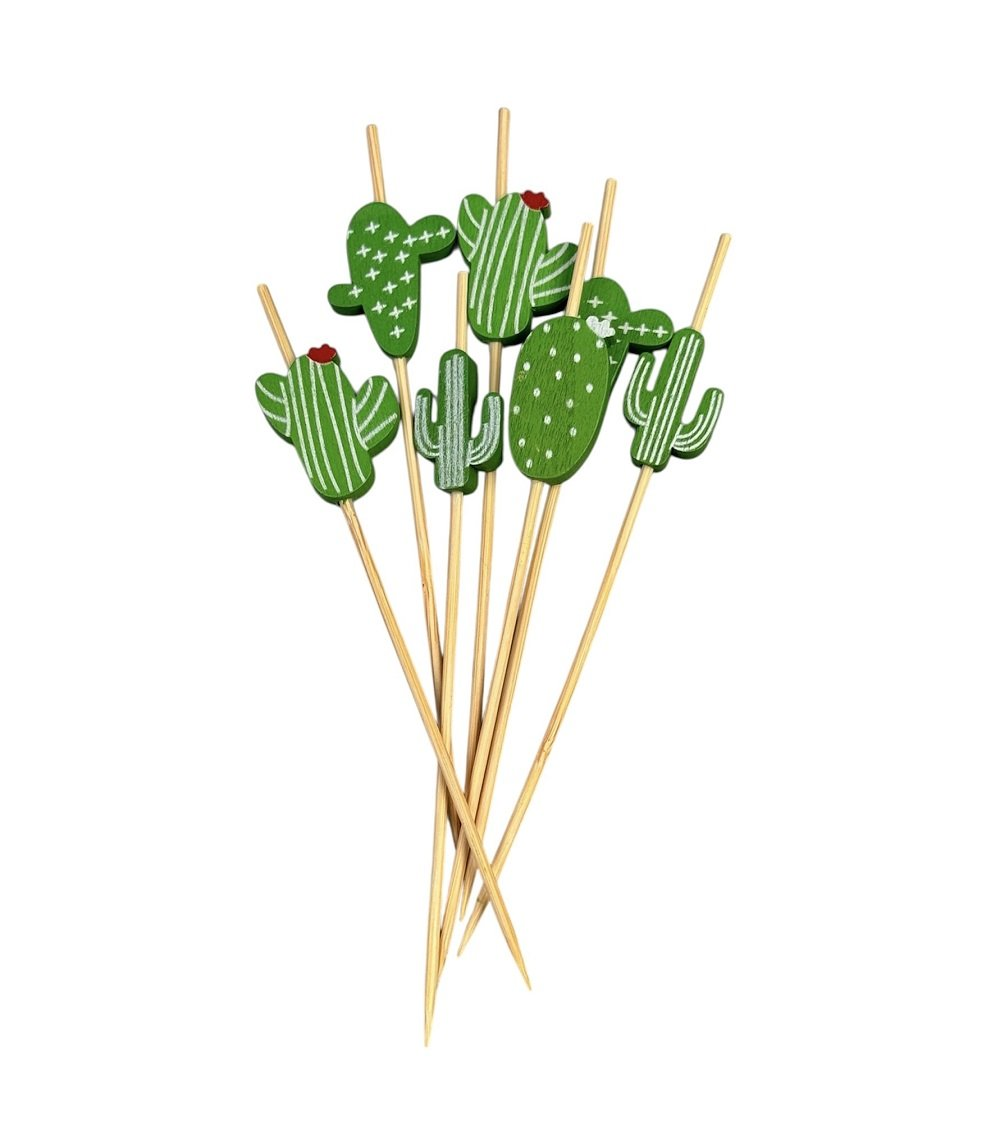 Шпажка Кактус бамбуковая 120 мм 100 шт. (53242)