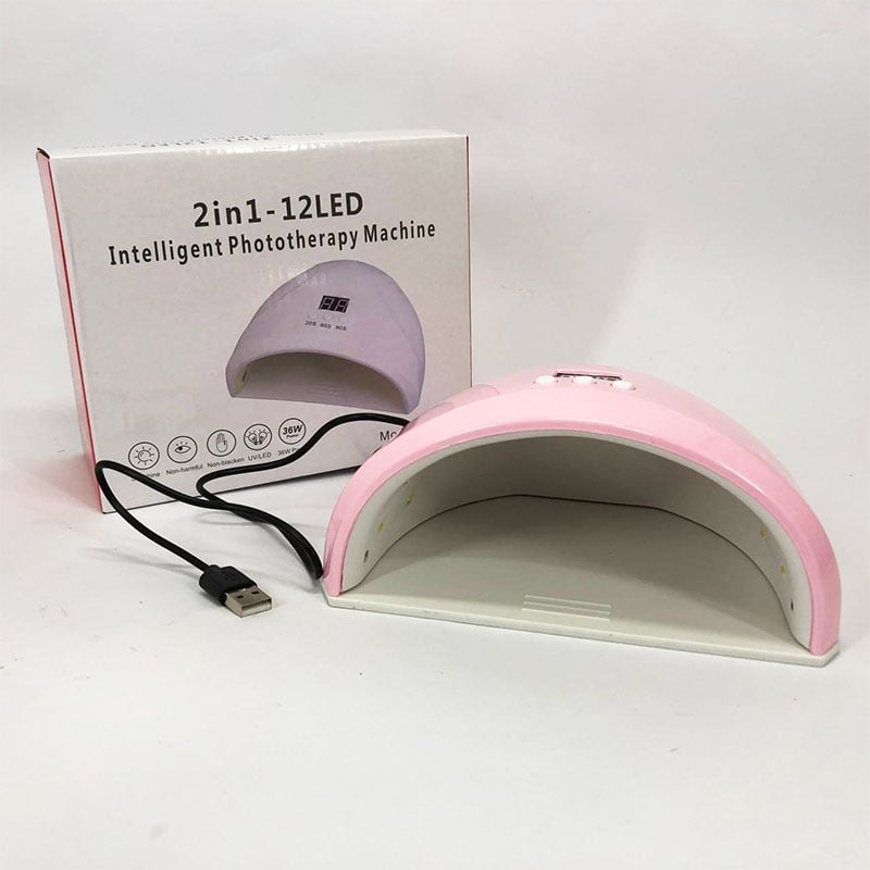 Лампа для манікюру FD 258 Beauty Nail 36W Pink (23252062) - фото 8