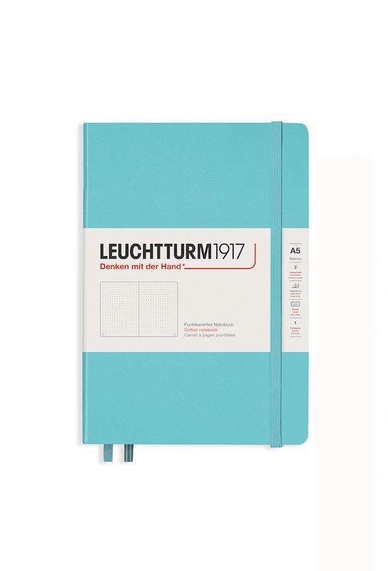 Блокнот Leuchtturm1917 Rising Colours средний точка Aquamarine (363391) - фото 1