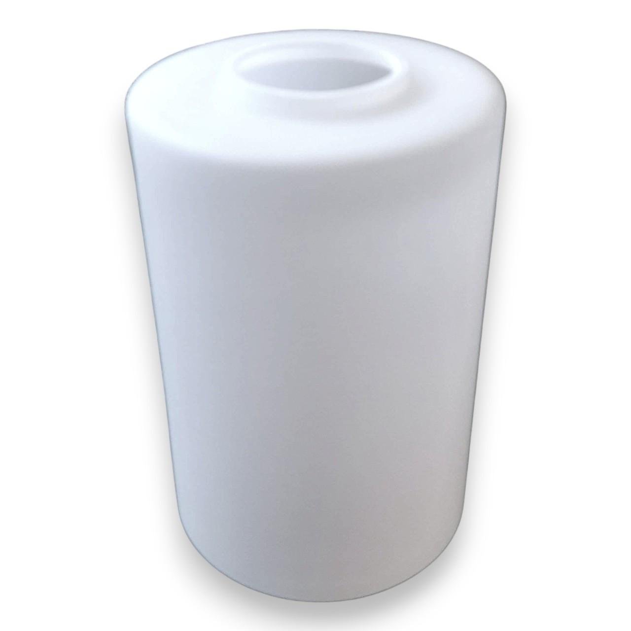 Плафон стеклянный Е27 Белый алебастр