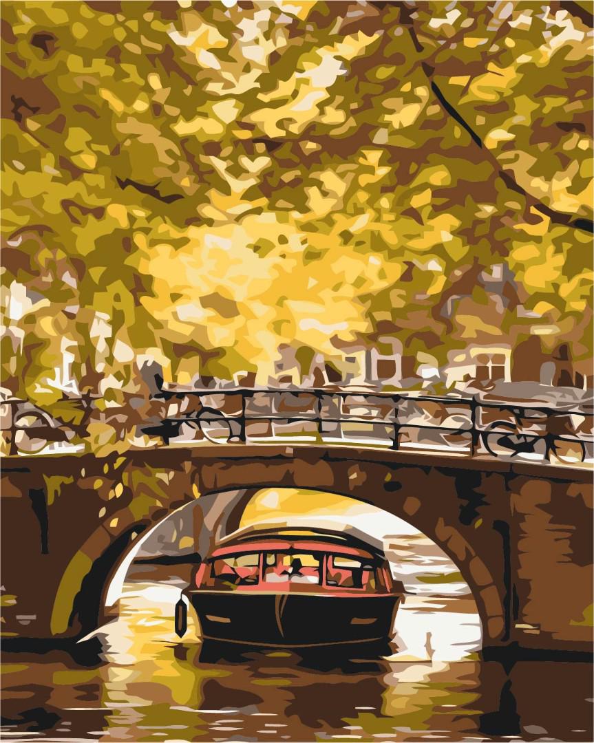 Картина по номерам Brushme Прогулка по лодкам по каналам 40x50 см (BS52615)