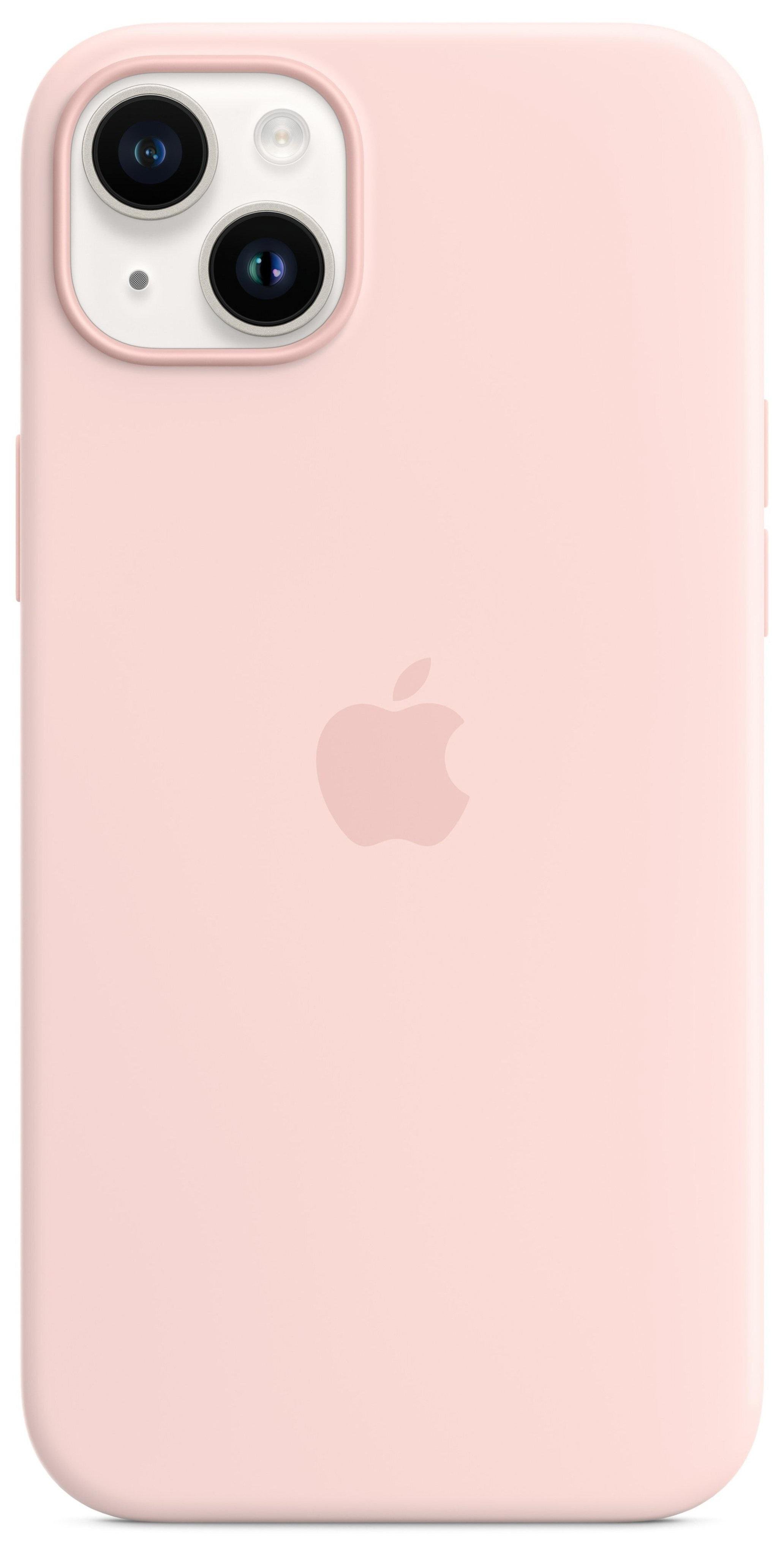 Чехол оригинальный силиконовый противоударный Silicone Case MagSafe MPT73ZE/A Apple Iphone 14 Plus/15 Plus (6.7") Pink - фото 13