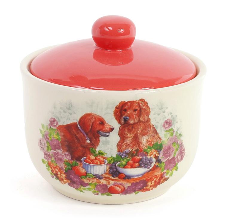 Цукорниця керамічна Зустріч Собак 350 мл (BD-DM059-D)