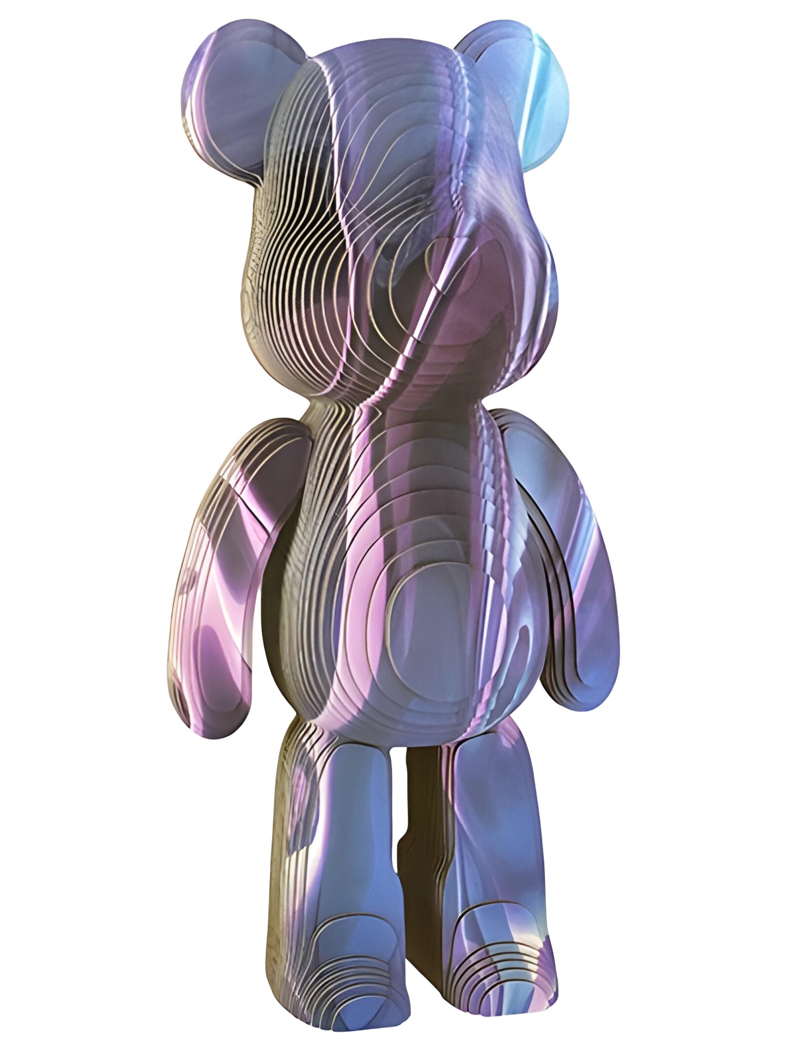 Конструктор картонний Bearbrick Синій (ZX-152)
