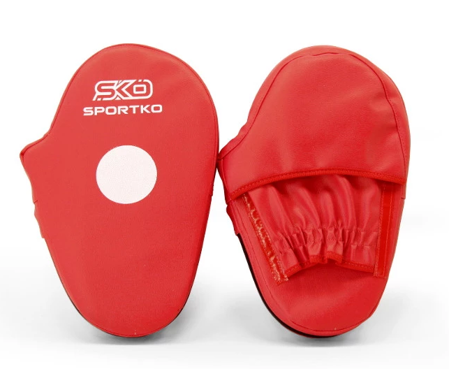 Лапы боксерские SPORTKO ПД3 30х20х5 см винил-кожа Красный (6936116105790)