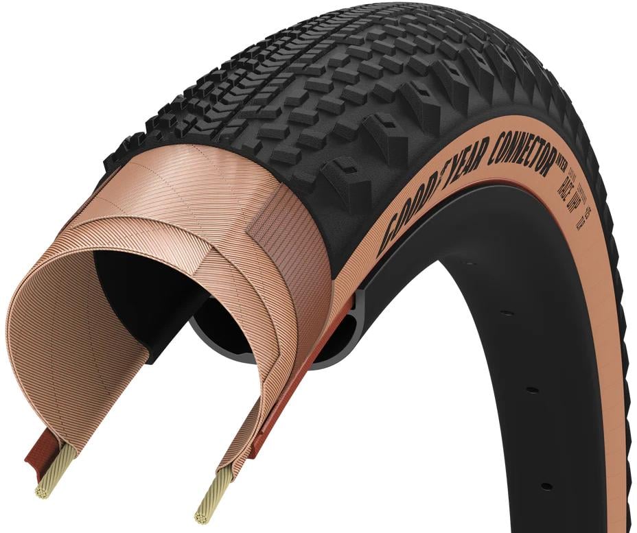 Покрышка GoodYear 700x45 45-622 Connector Inter Race Dynamic UHP Folding Transparent
