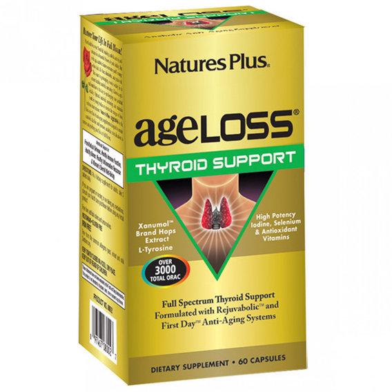 Комплекс для профілактики щитовидної залози Nature's Plus Age Loss Thyroid Support 60 Caps