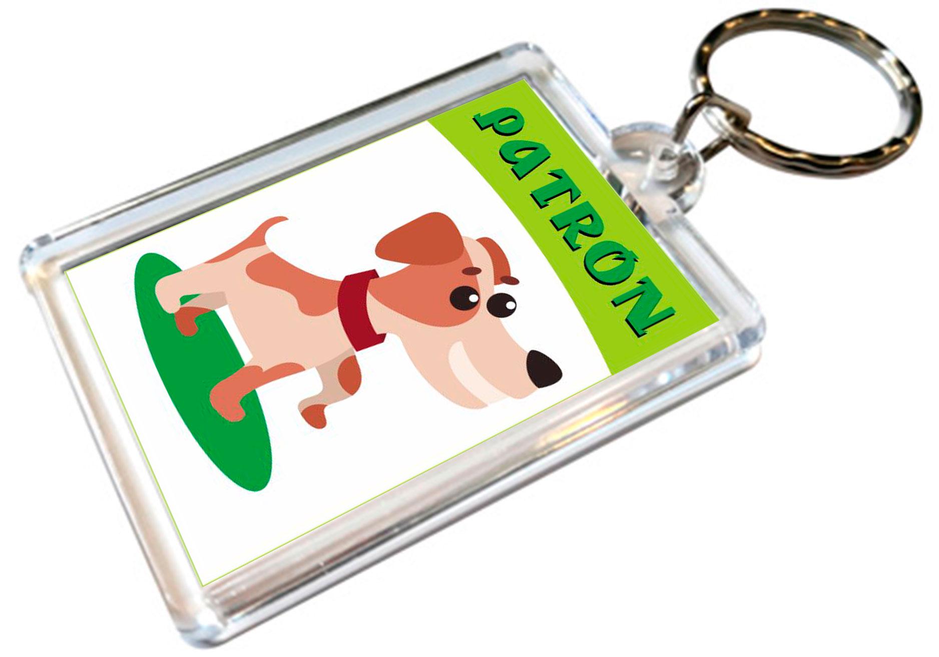 Брелки для ключей акриловые Apriori Пес Патрон Украина 5 шт. 3 вид