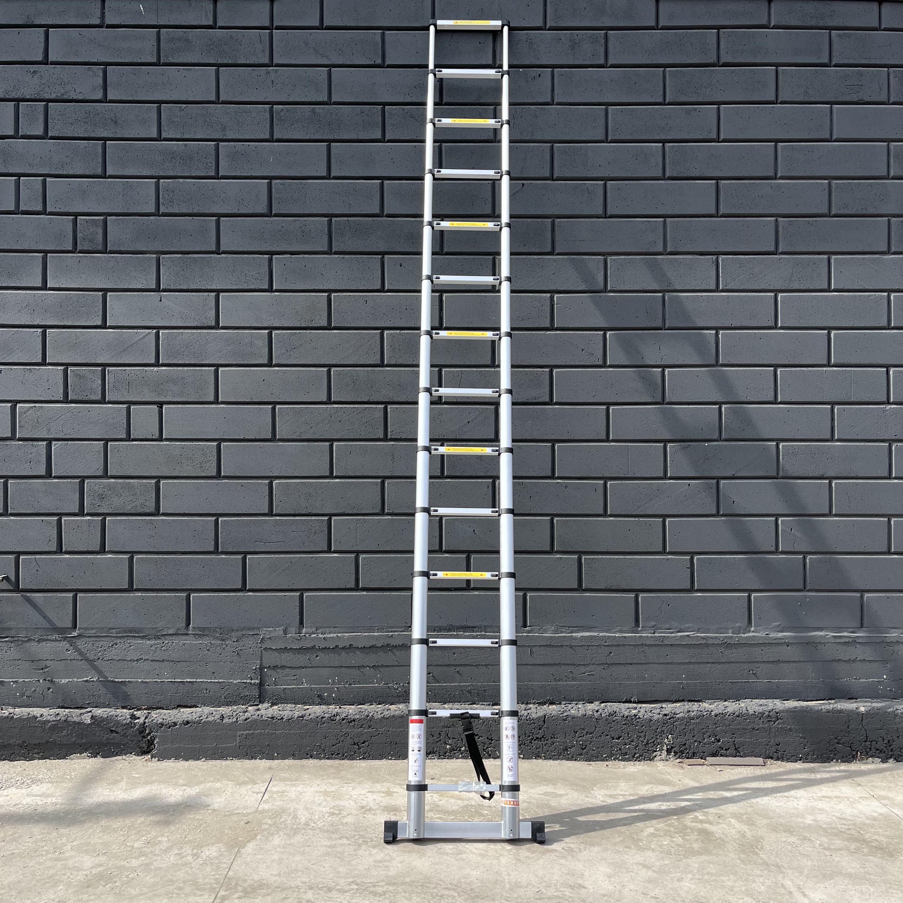 Лестница раздвижная телескопическая 14 ступеней - фото 2 Лестница раздвижная телескопическая 14 ступеней - фото 2