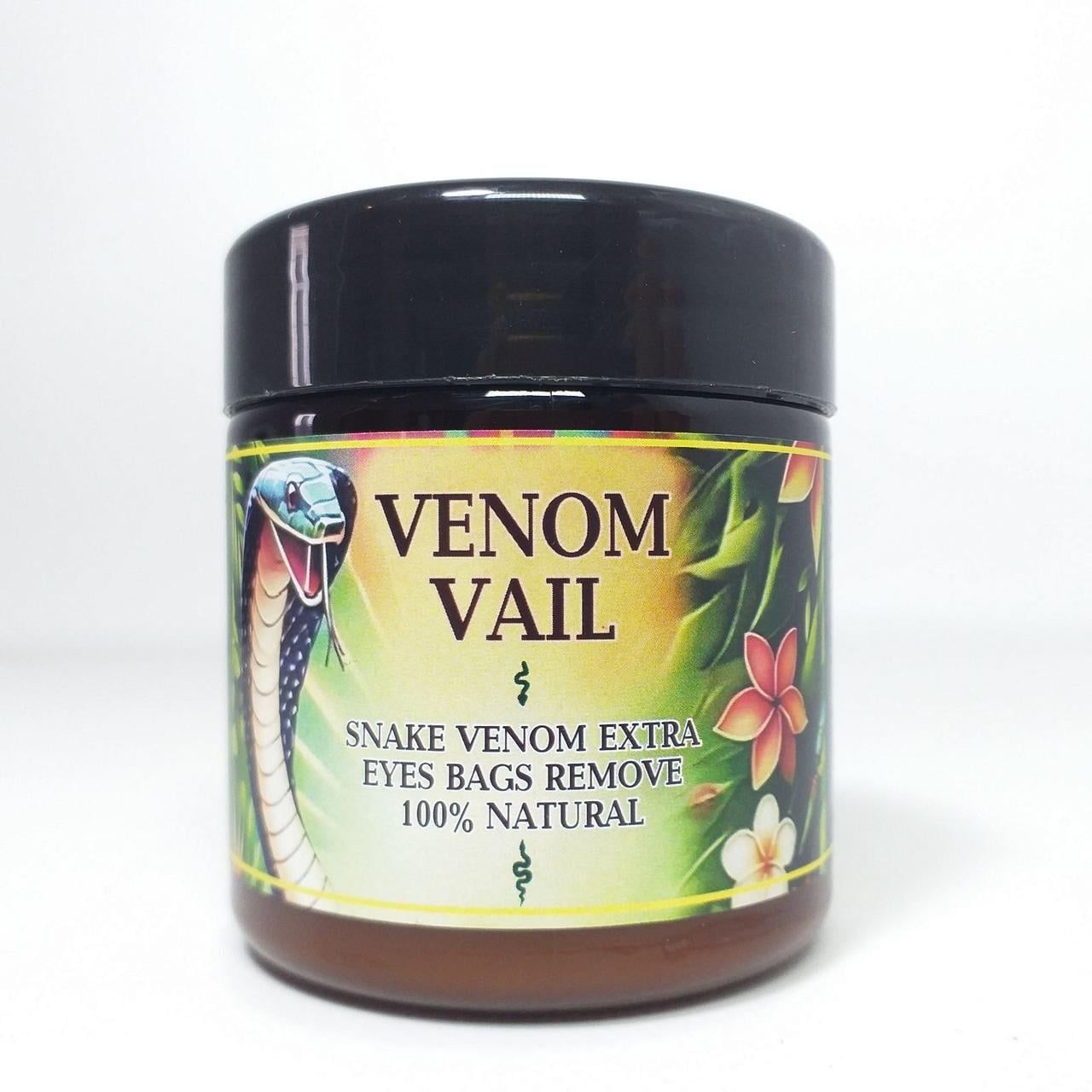 Крем от отеков и темных кругов под глазами VENOM VAIL с пептидом змеиного яда 180 г (X-2052)