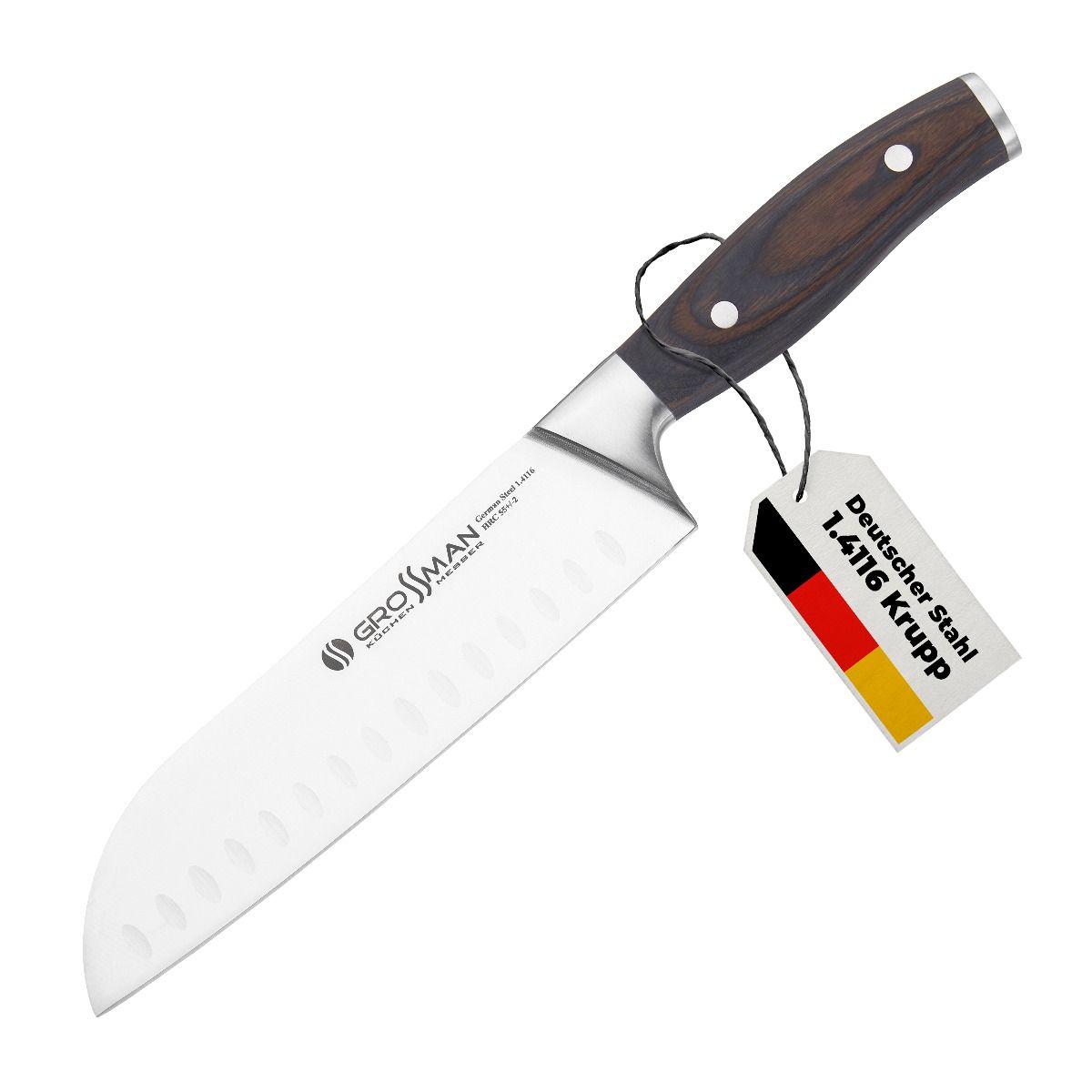 Нож кухонный сантоку Grossman Wormwood (26461251) - фото 2 Нож кухонный сантоку Grossman Wormwood (26461251) - фото 2