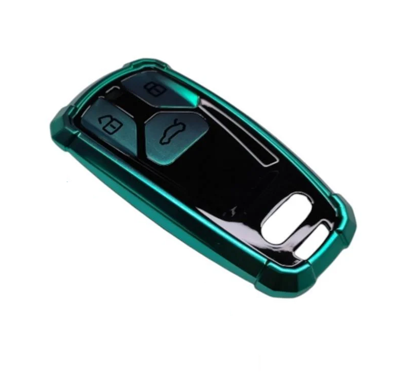 Чехол для ключа Audi противоударный Зеленый (2305593996)