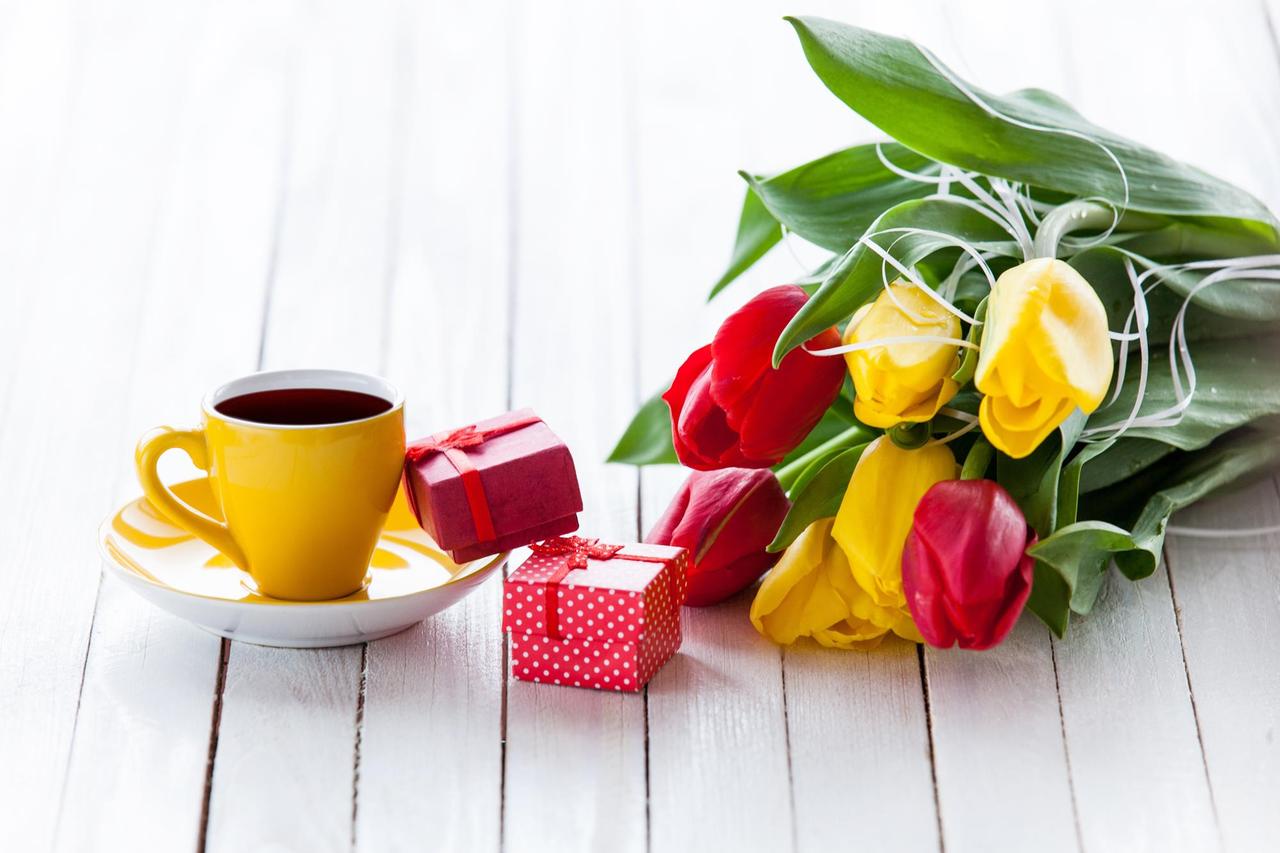 Картина на холсте Тюльпаны 50х70 см (E135m)