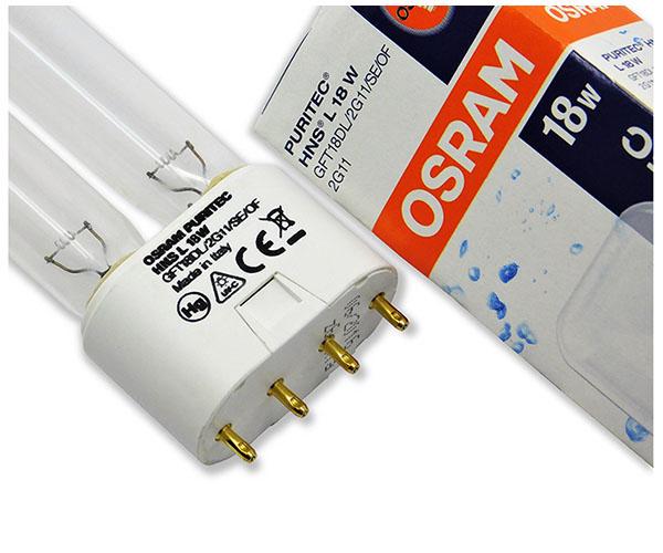 Лампа бактерицидная Osram HNS L 18 W 2G11 - фото 2