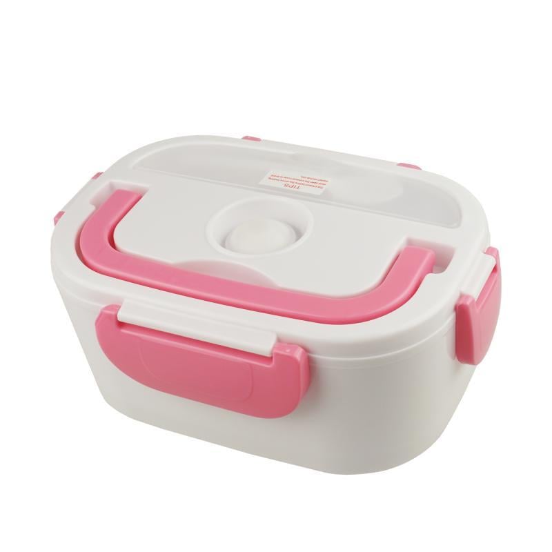 Ланч-бокс Supretto з підігрівом від мережі Білий/Рожевий (1022992595)