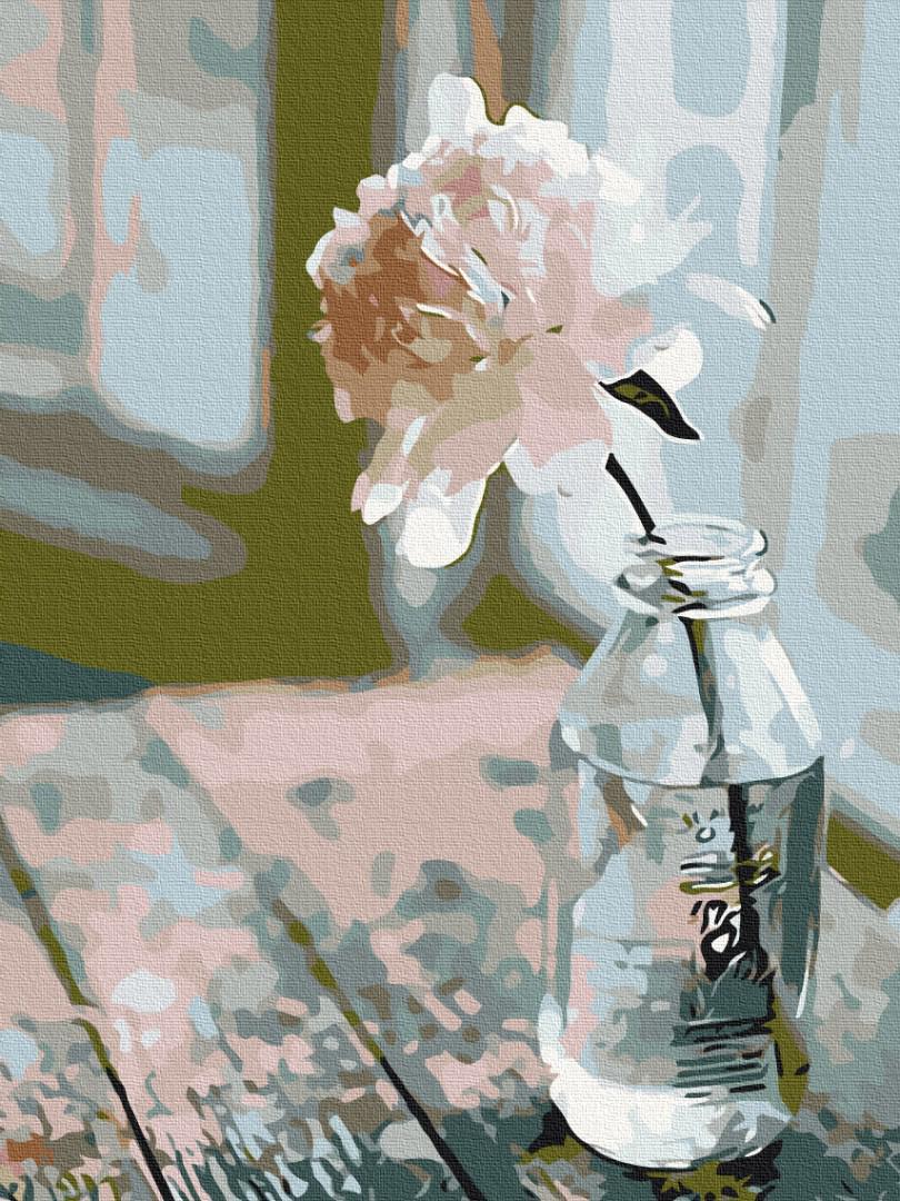 Картина по номерам Brushme Премиум Утонченный пион 40x50 см (PBS28245)