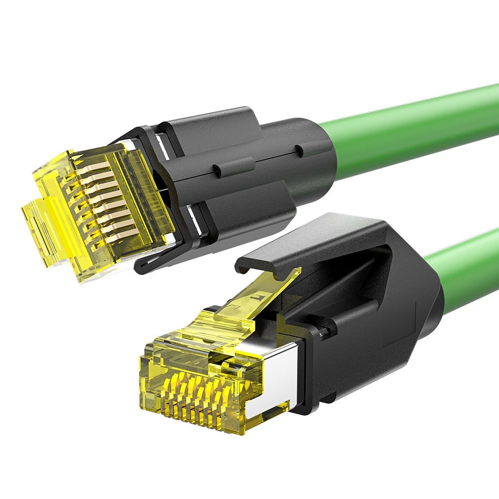 Экранированный штекер RJ45 Vention 10 шт. Cat6A 24–26 AWG жила с изоляцией ≤1 мм диаметр кабеля до 7 мм под обжим до 10 Гбит/с Черный (IDNB0-10)