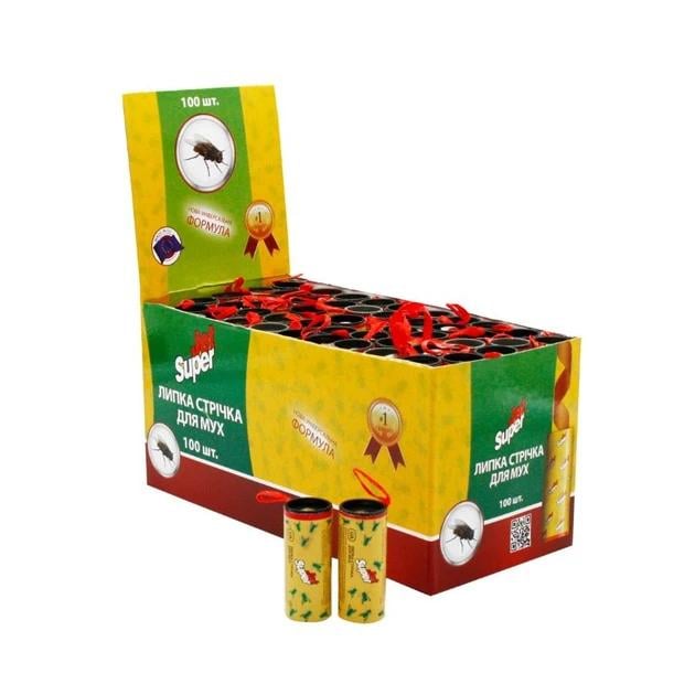 Липучка от мух JET SUPER 100 шт.