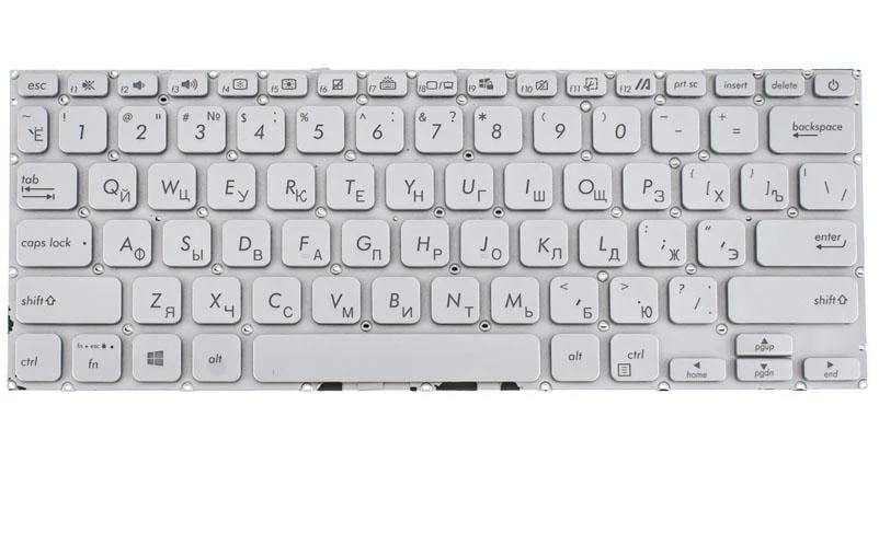 Клавиатура для ноутбука Asus X409FA Серый (170016)