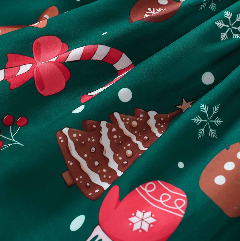 Платье детское Новогоднее с бантами 120-130 см Красный (ДСН40) - фото 5 Платье детское Новогоднее с бантами 120-130 см Красный (ДСН40) - фото 5