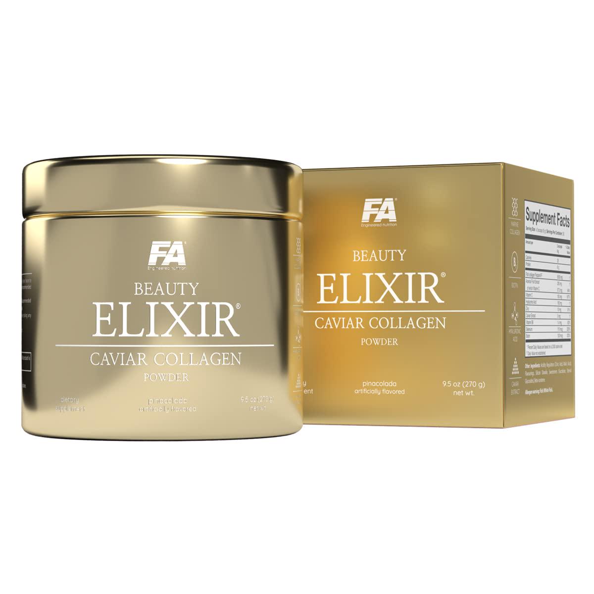 Коллаген Fitness Authority Beauty Elixir Caviar Collagen Pinacolada 270 г