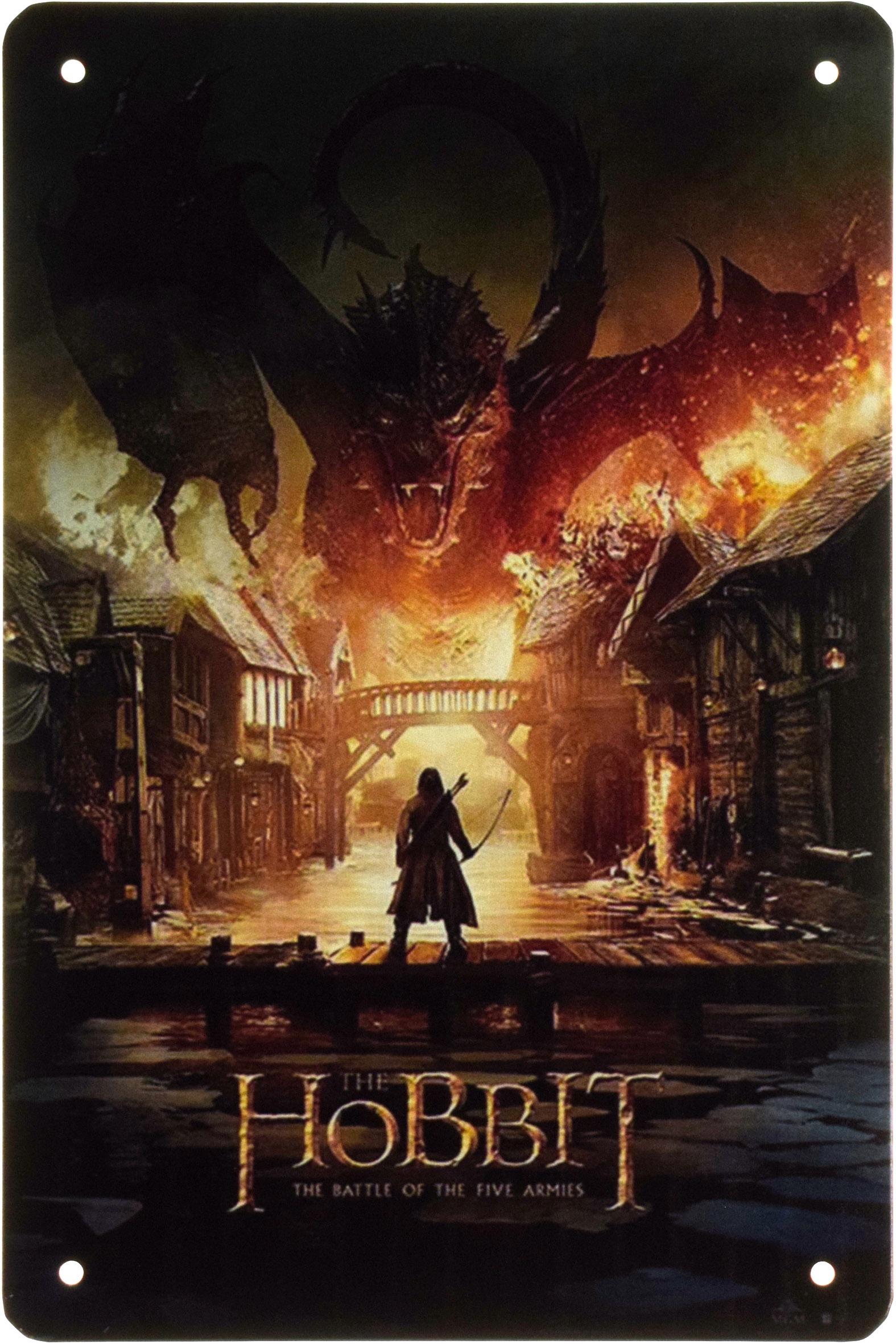 Металлическая табличка Хоббит/The Hobbit BOTFA 20x30 см - фото 1