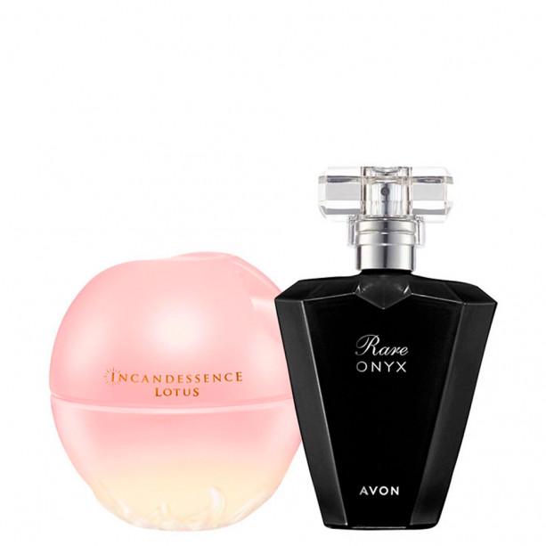 Набор женский парфюмированный Avon Incandessence Lotus Rare Onyx 2в1 50/50 мл (AV92095)