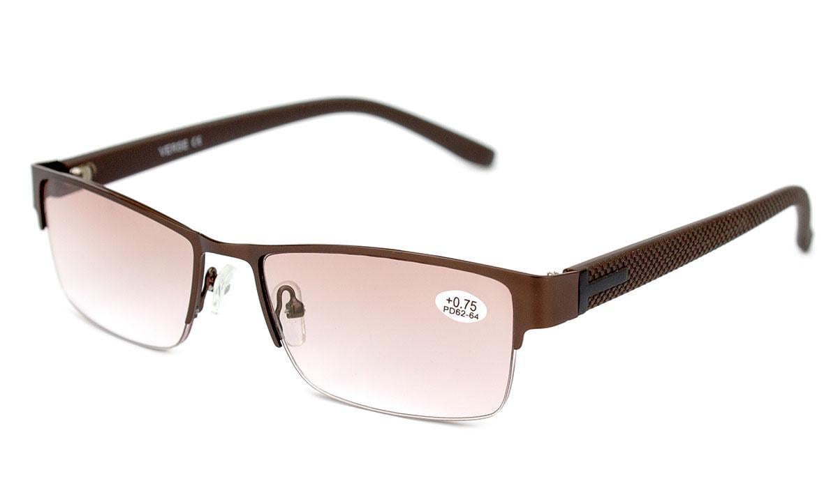 Окуляри для зору в металевій оправі Verse 320161S-C3 тон -5,50 (4191335)