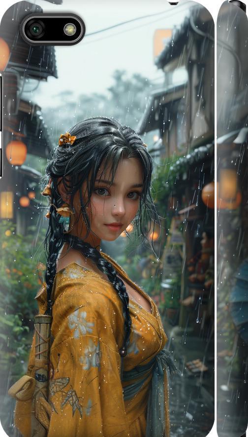 Чехол на Huawei Y5 2018 Anime-girl (6133m-1500-42517)
