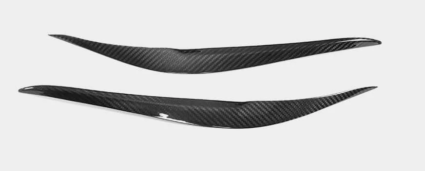 Ресницы на фары DDCarbon для BMW 2 серия F22/F23 2014-2021 гг. натуральный карбон (137806)
