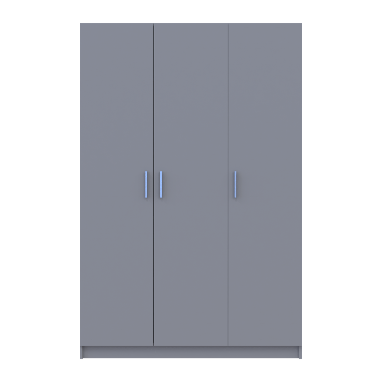 Шкаф для одежды Doros Промо 3 ДСП 135х48х204 см Серый (80737765)