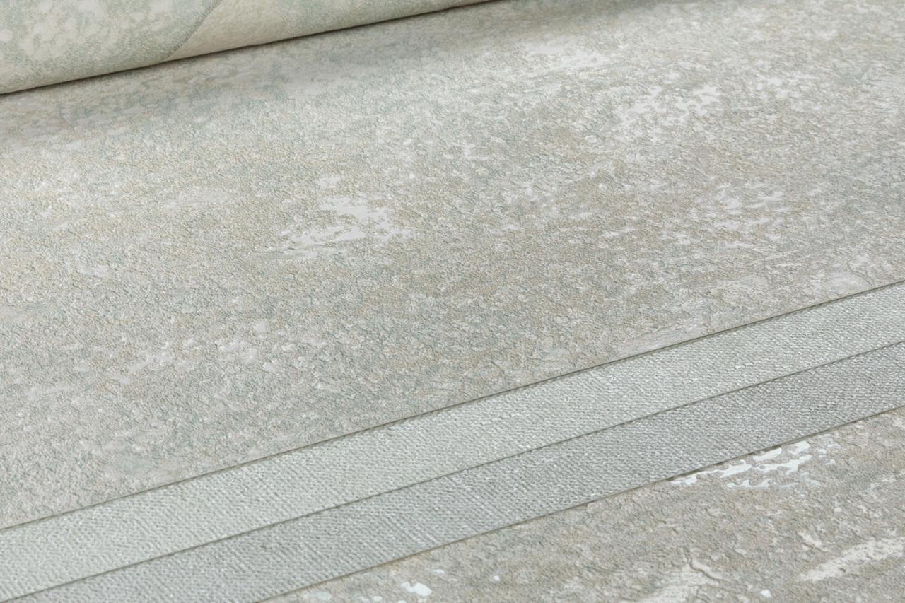 Обои флизелиновые Marburg Casa Vita 36064 винил горячего тиснения 1,06х10,05 м Бледный хаки