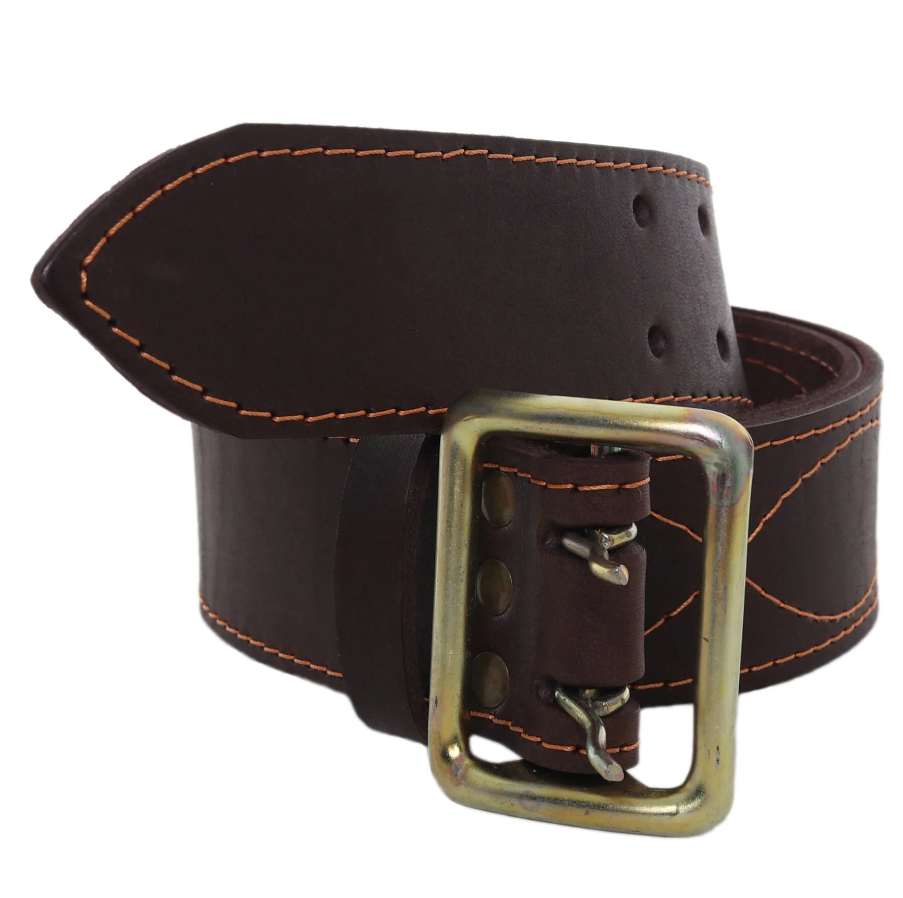 Ремень с пряжкой Портупея военный кожа до 115 см Коричневый Ремень с пряжкой Портупея военный кожа до 115 см Коричневый