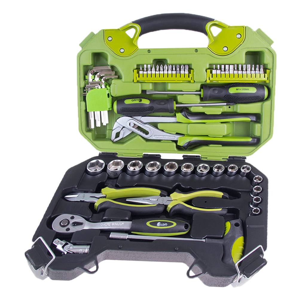 Набор инструментов универсальных Alloid 3/8 56 ед. в кейсе (3056)