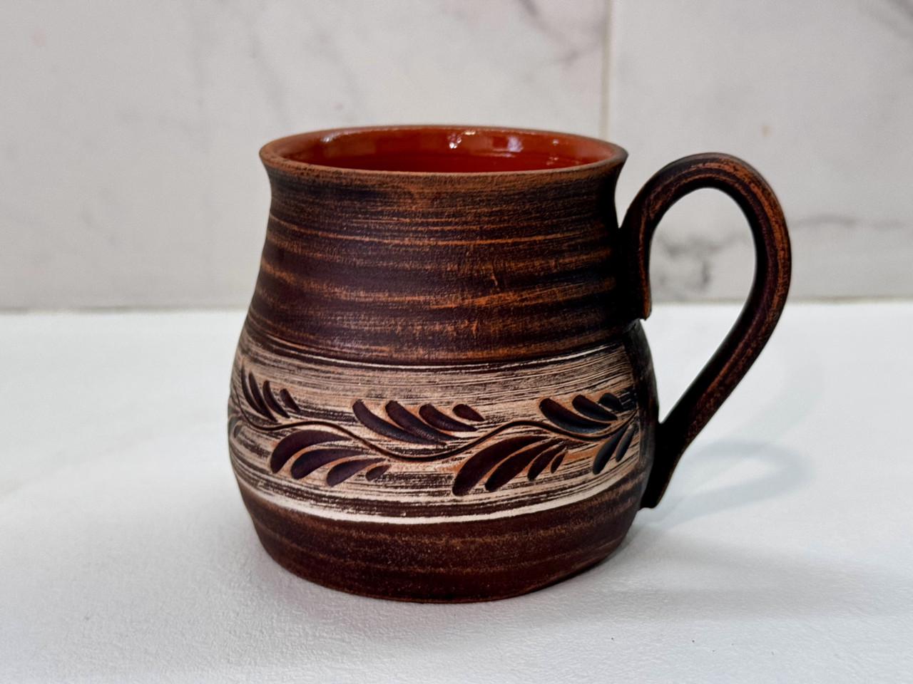 Чашка ручної роботи ангоб 350 мл (2632737188) - фото 2 Чашка ручної роботи ангоб 350 мл (2632737188) - фото 2