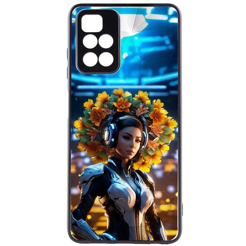Противоударный TPU+PC Чехол Prisma Ladies для Xiaomi Redmi 10 Cyberpunk
