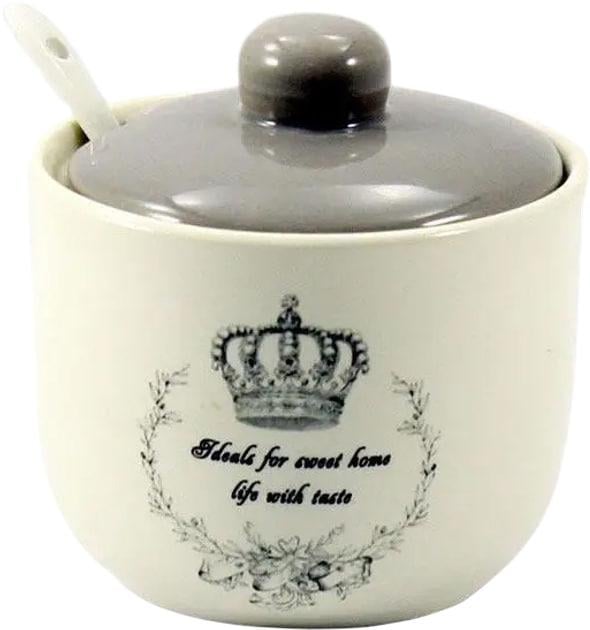 Цукорниця Interos Корона керамічна 350 мл (045 CR)