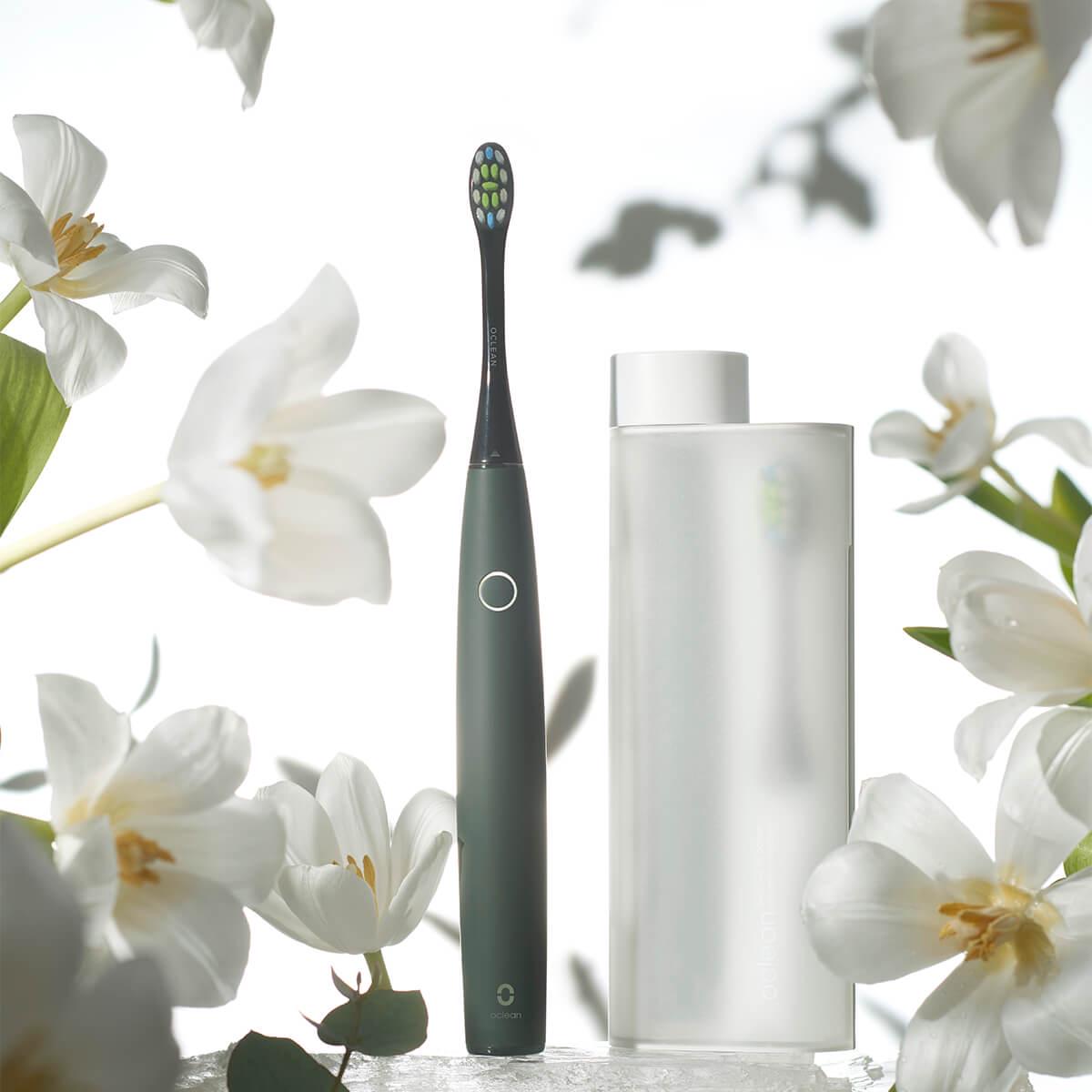 Электрическая зубная щетка Oclean Air 2 Electric Toothbrush Green - фото 8