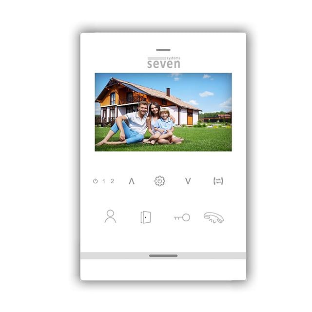 Відеодомофон 4" SEVEN DP–7541 White (25198596)