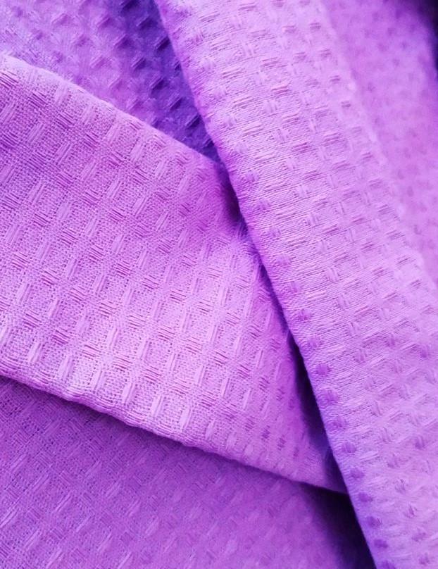 Чоловічий вафельний халат Luxyart Кімоно Men's Bathrobe 100% бавовна S Бузковий (LS-2352) - фото 2