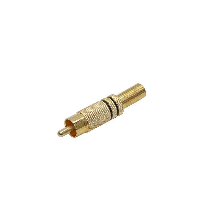 Штекер RCA 2 полосы Черный (A153038) Штекер RCA 2 полосы Черный (A153038)