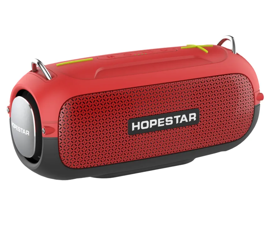 Колонка портативная Hopestar Bluetooth A41-IPX6 2400 mAh Red