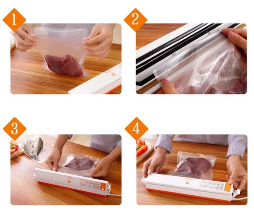 Вакуумный упаковщик Freshpack Pro G-88 и 10 пакетов - фото 4 Вакуумный упаковщик Freshpack Pro G-88 и 10 пакетов - фото 4