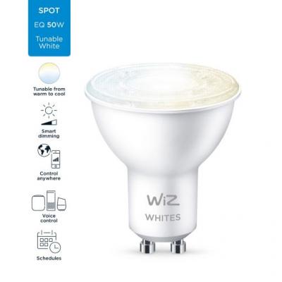 Світлодіодна лампа WiZ Wi-Fi GU10 4,7W 400Lm 2700-6500K (929002448302) - фото 6