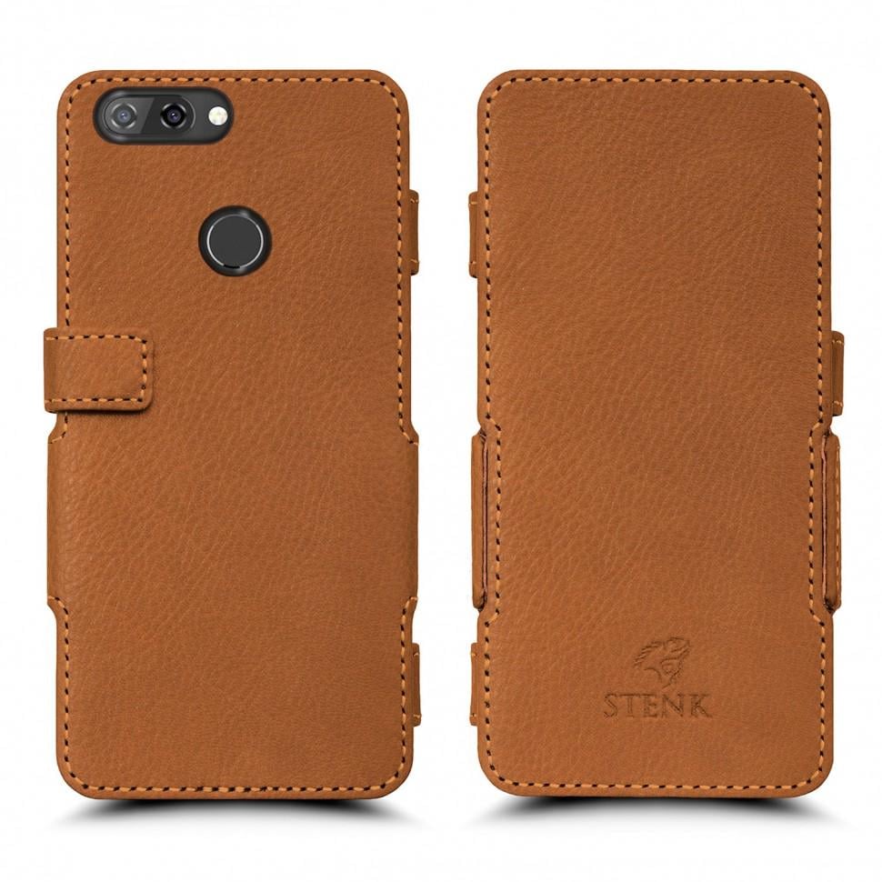 Чехол книжка Stenk Prime для ZTE Blade V9 Camel (62635)